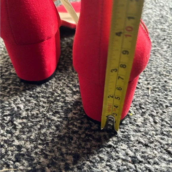 Red High Heel Shoes - Picture 6 of 13